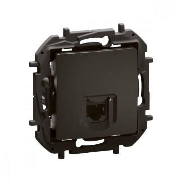 Legrand - Ethernet lizdas RJ45 be rėmelio NILOE juodas