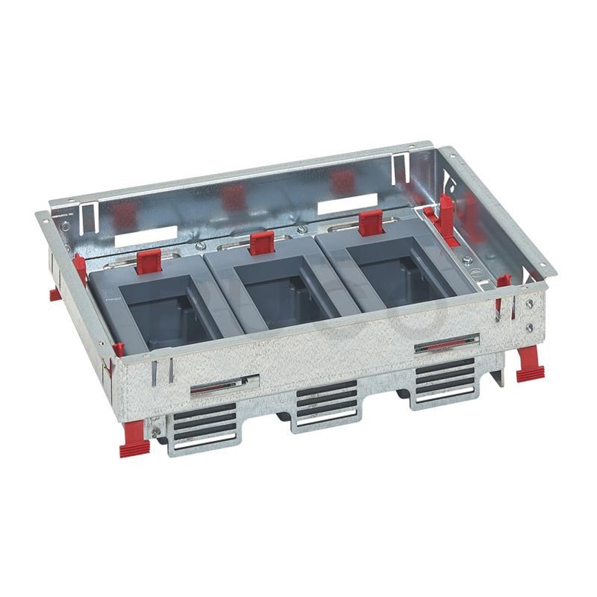 LEGRAND - Grindų dėžė betonui 12 moduliai (6 įrenginiai 45x45)