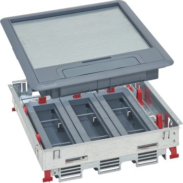 LEGRAND - Grindų dėžė dviguboms grindims 24 moduliai (12 įrenginiai 45x45)
