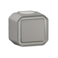 Legrand - Laiptinis jungiklis Nr. 6 PLEXO IP55 pilkas