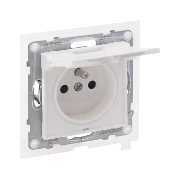 Legrand - Lauko namų kištukinis lizdas be rėmelio NILOE STEP 250V IP44 baltas