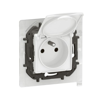 Legrand - Lauko namų lizdas be rėmo NILOE 250V IP44 baltas