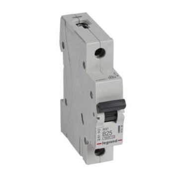 Legrand - Modulinis vienpolinis automatinis išjungiklis RX3 1P B 25A 6000A