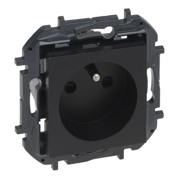 Legrand - Namų lizdas be rėmo NILOE STEP 250V juodas