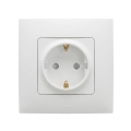Legrand - Namų SCHUKO lizdas su rėmeliu NILOE 250V baltas