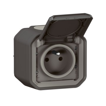 Legrand - PLEXO lauko kištukinis lizdas 250V IP55 antracitas