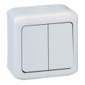 Legrand - Sieninis serijinis jungiklis č. 5 FORIX IP44 baltas