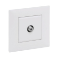 Legrand - TV lizdas su rėmeliu NILOE STEP balta