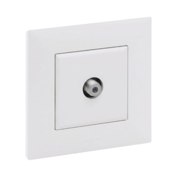 Legrand - TV lizdas su rėmeliu NILOE STEP balta