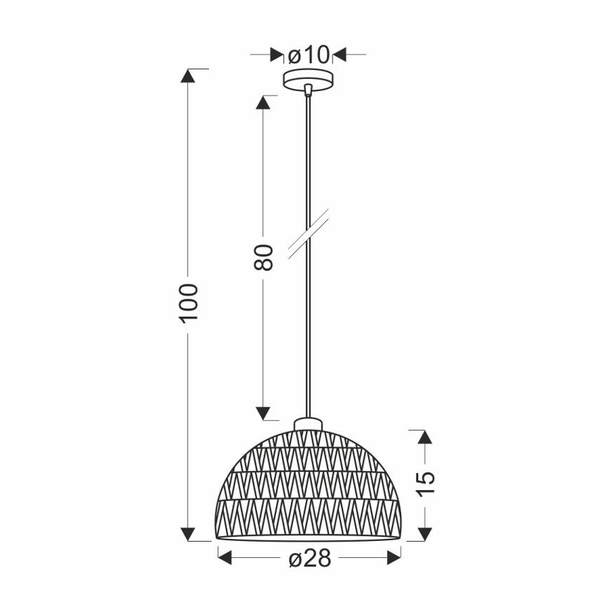 Lempa BALLI 1xE27/40W/230V kreminė