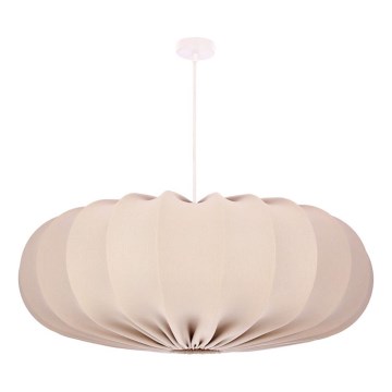 Lempa su lynu CAFEE 1xE27/40W/230V Ø 66 cm kreminė