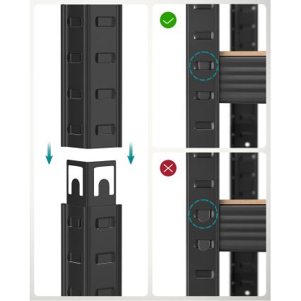 Lentyna ORDIFY juoda