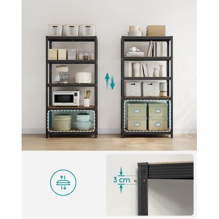 Lentyna ORDIFY ruda/juoda