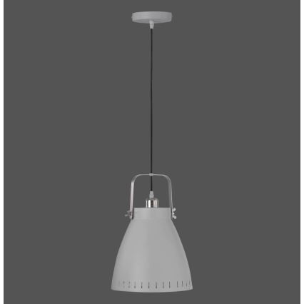 Leuchten Direkt 11059-15 - Pakabinamas sietynas EVA 1xE27/60W/230V diametras 21,5 cm pilka