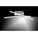 Leuchten Direkt 11270-55 - LED Ant pagrindo montuojamas sietynas SIMON 2xLED/5W/230V matinis chromas