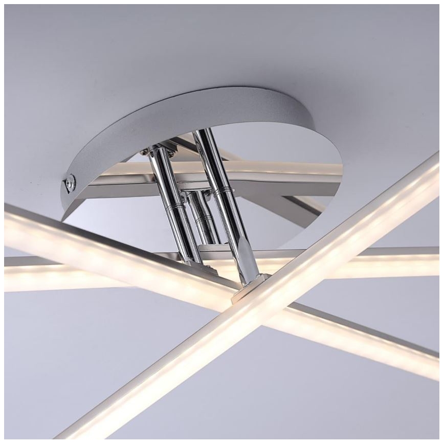 Leuchten Direkt 11274-55 - LED Ant pagrindo montuojamas sietynas SIMON 3xLED/8W/230V matinis chromas