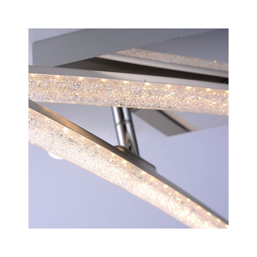 Leuchten Direkt 11290-17 - LED Ant pagrindo montuojamas sietynas SIMON 2xLED/5W/230V blizgus chromas