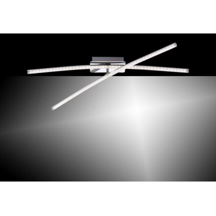 Leuchten Direkt 11292-17 - LED Ant pagrindo montuojamas sietynas SIMON 2xLED/8W/230V blizgus chromas