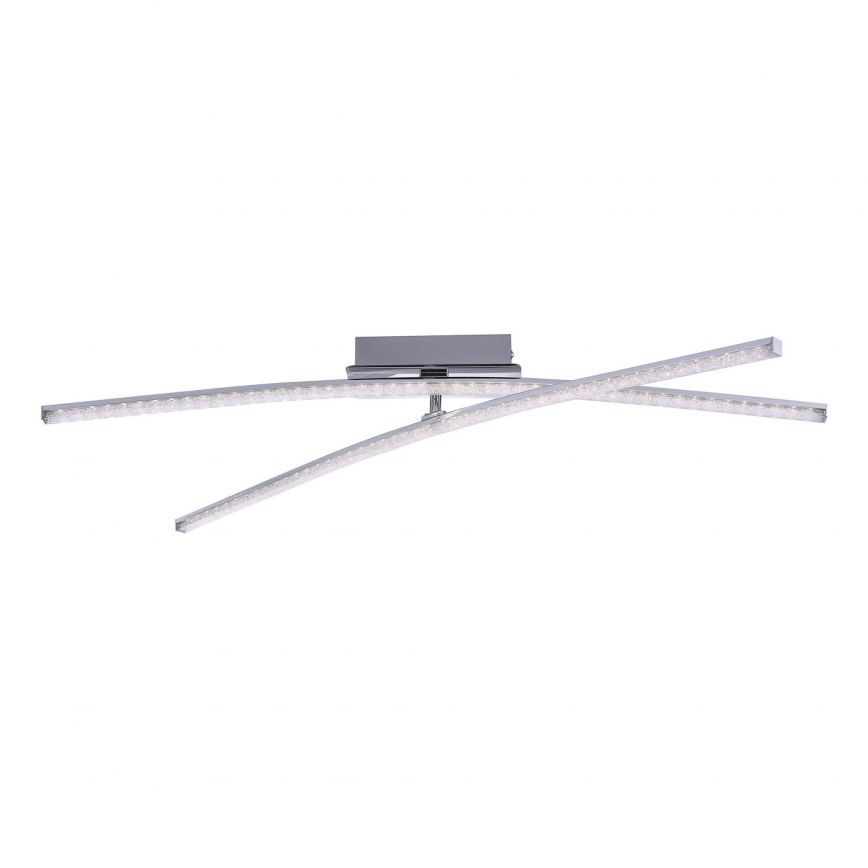 Leuchten Direkt 11292-17 - LED Ant pagrindo montuojamas sietynas SIMON 2xLED/8W/230V blizgus chromas