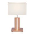 Leuchten Direkt 11421-78 - reguliuojamo ryškumo LED stalinis šviestuvas AMANDA 1xE27/40W/230V + LED/5W