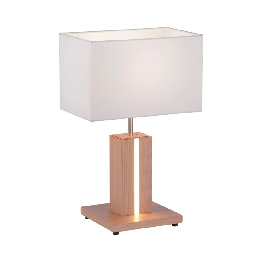 Leuchten Direkt 11421-78 - reguliuojamo ryškumo LED stalinis šviestuvas AMANDA 1xE27/40W/230V + LED/5W