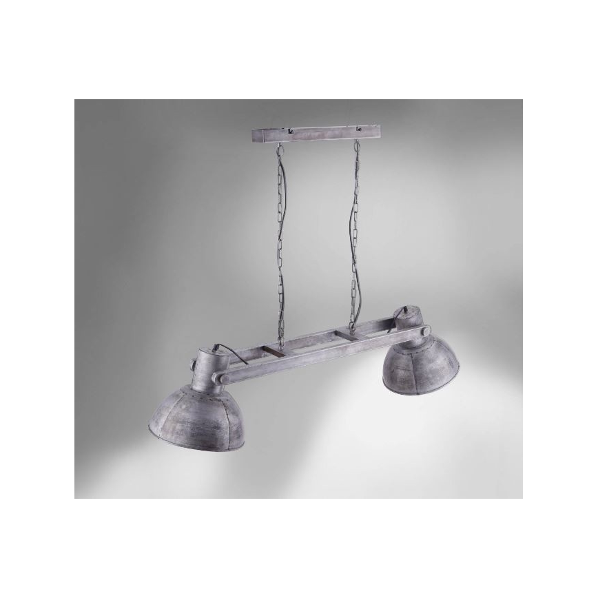 Leuchten Direkt 11483-77 - Pakabinamas sietynas SAMIA 2xE27/25W/230V