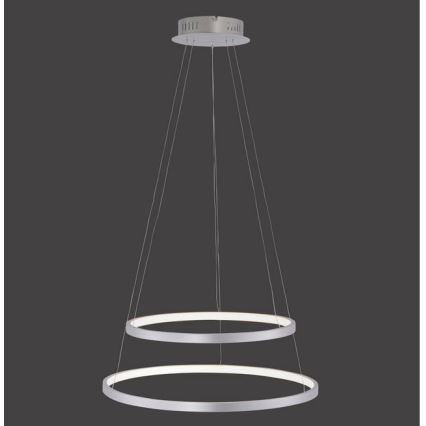 Leuchten Direkt 11525-21 - LED sietynas, kabinamas ant virvės CIRCLE 1xLED/15W/230V + LED/25W