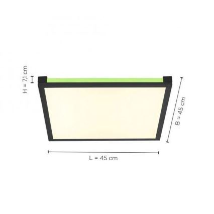 Leuchten Direkt 11621-18 - LED RGB Reguliuojamas lubinis šviestuvas MARIO LED/24W/230V 2700-5000K + VP