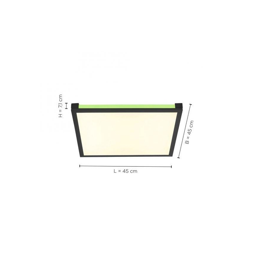 Leuchten Direkt 11621-18 - LED RGB Reguliuojamas lubinis šviestuvas MARIO LED/24W/230V 2700-5000K + VP