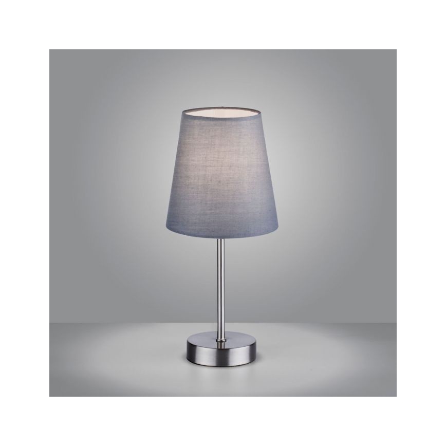 Leuchten Direkt 11680-15 - Stalinė lempa HEINRICH 1xE14/40W/230V pilka