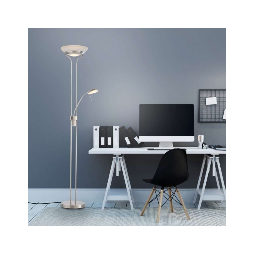 Leuchten Direkt 11730-55 - LED Reguliuojamas toršeras ZAHARA LED/16W/230V + LED/5W