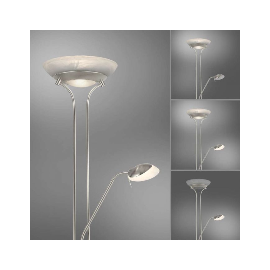 Leuchten Direkt 11730-55 - LED Reguliuojamas toršeras ZAHARA LED/16W/230V + LED/5W