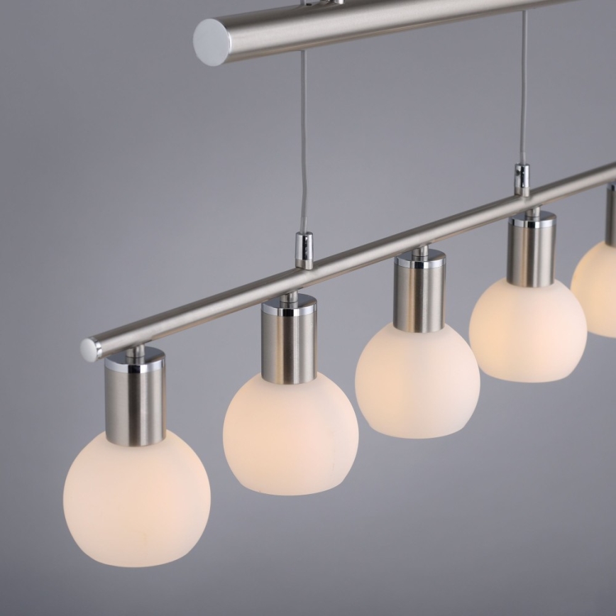 Leuchten Direkt 11939-55 - Pakabinamas sietynas BENEDIKT 5xE14/40W/230V