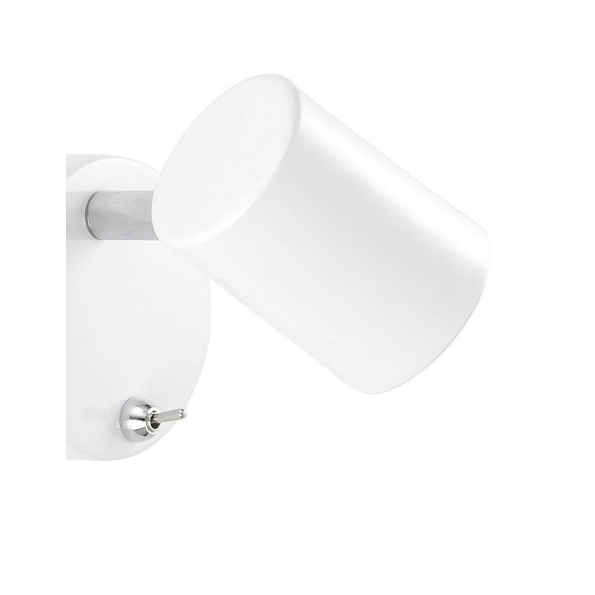 Leuchten Direkt 11941-16 - LED Sieninis akcentinis šviestuvas TARIK 1xGU10/5W/230V baltas