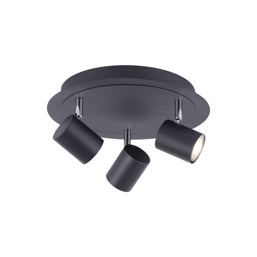 Leuchten Direkt 11943-13 - LED Akcentinis šviestuvas TARIK 3xGU10/5W/230V antracitas