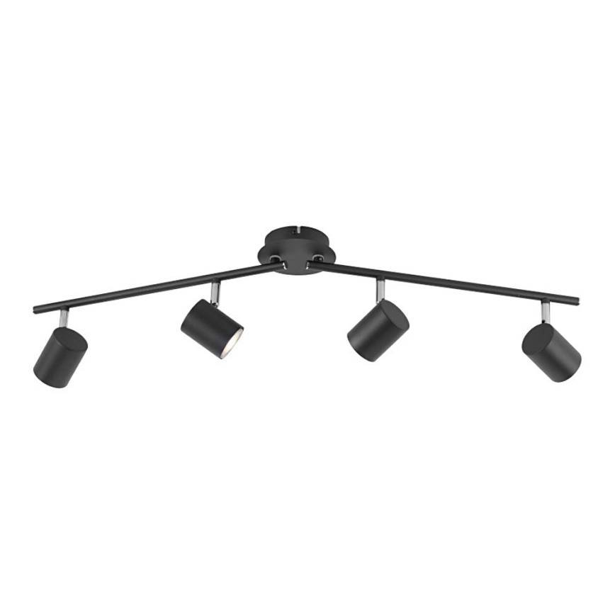 Leuchten Direkt 11944-13 - LED Akcentinis šviestuvas TARIK 4xGU10/5W/230V antracitas