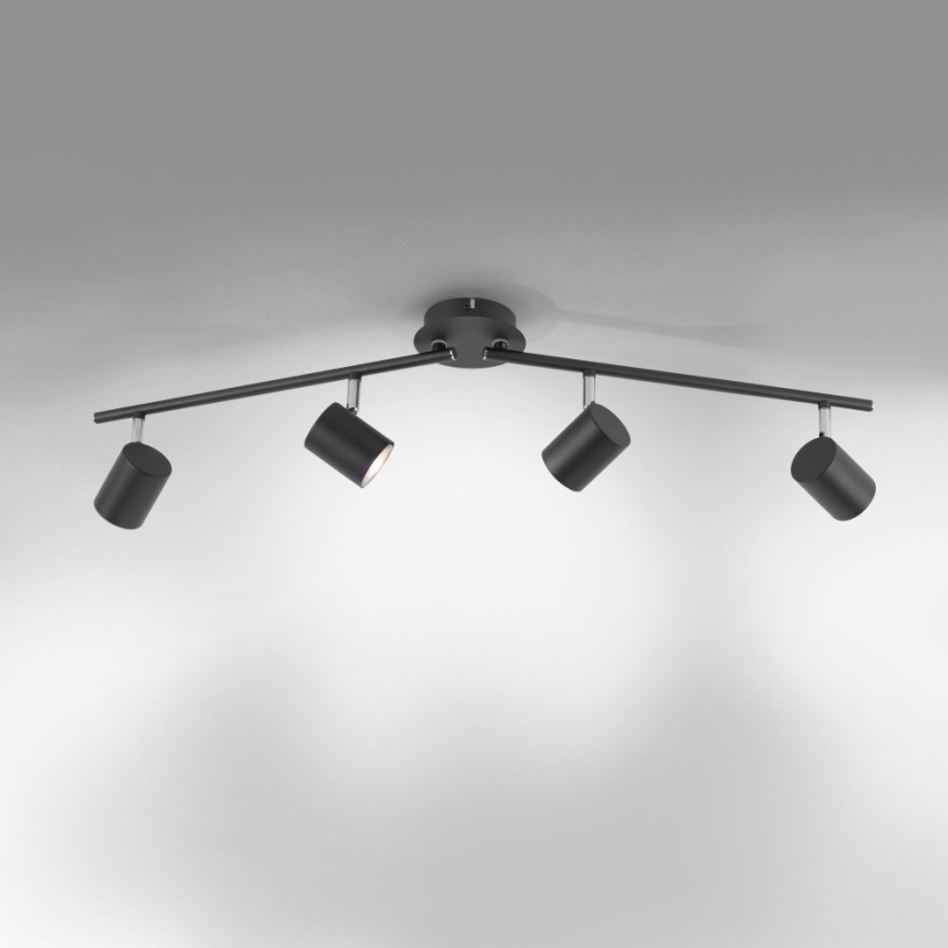 Leuchten Direkt 11944-13 - LED Akcentinis šviestuvas TARIK 4xGU10/5W/230V antracitas