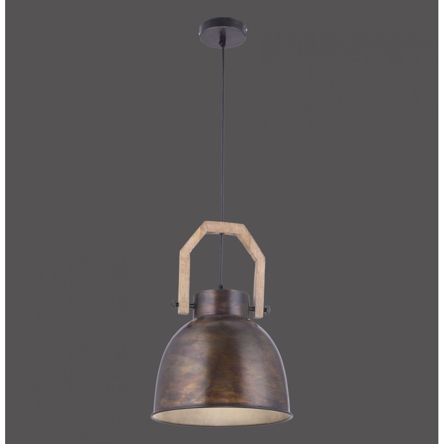 Leuchten Direkt 11986-18 - Pakabinamas sietynas SAMIA 1xE27/40W/230V mango medis