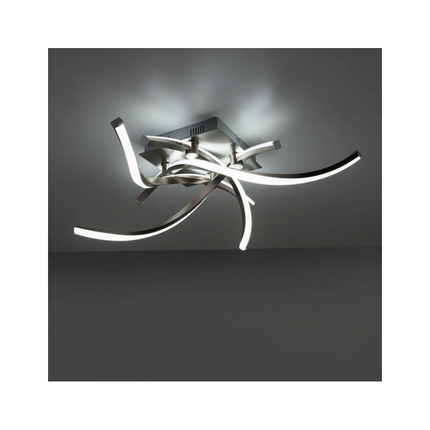 Leuchten Direkt 11995-55 - LED RGB Reguliuojamas ant pagrindo montuojamas sietynas SWING LED/24,4W/230V 2700-5000K + valdymo pultas