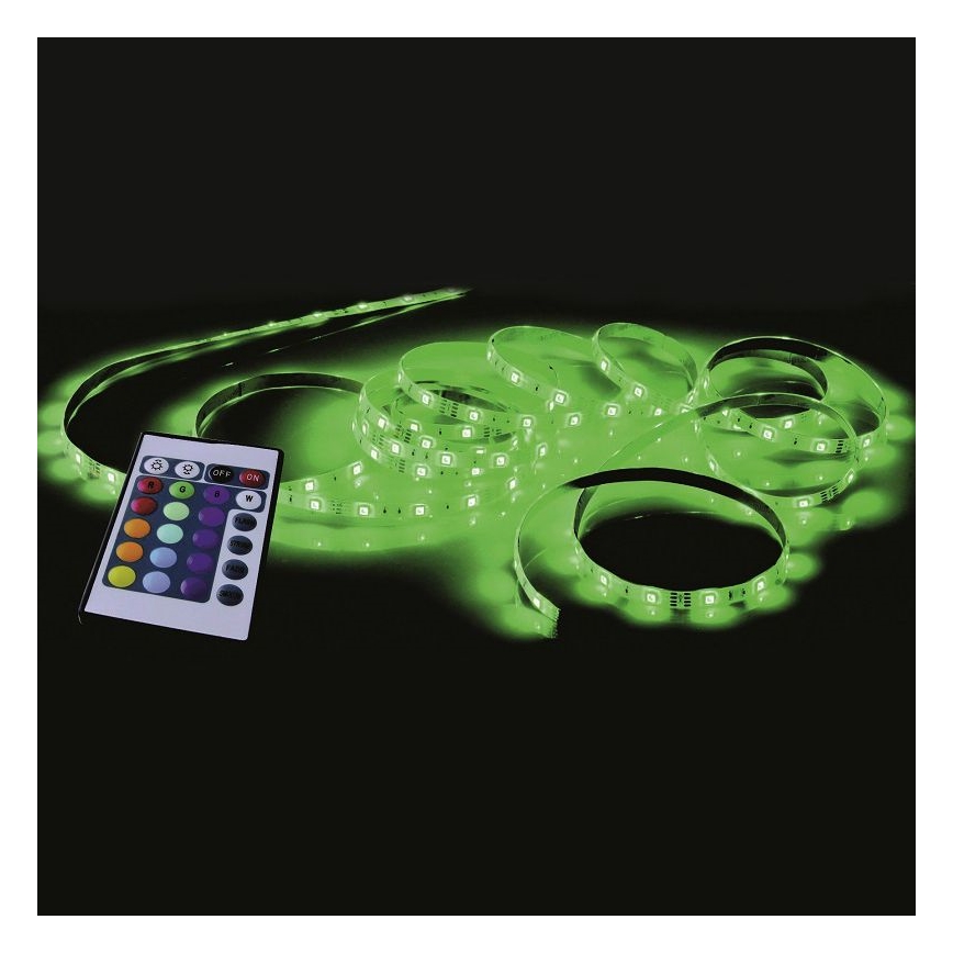 Leuchten Direkt 1210-70-BH - LED RGB Reguliuojama juosta TEANIA 3m 16,2W/12/230V + valdymo pultas