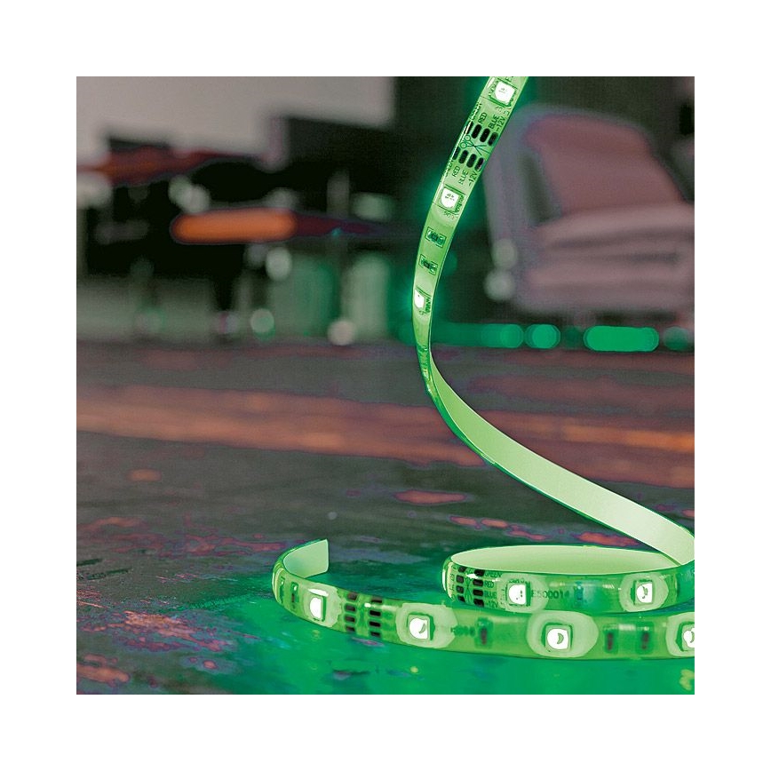 Leuchten Direkt 1210-70-BH - LED RGB Reguliuojama juosta TEANIA 3m 16,2W/12/230V + valdymo pultas