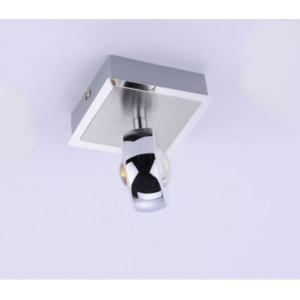 Leuchten Direkt 12471-55 -LED RGBW Reguliuojamas sieninis šviestuvas OPTI LED/6W/230V + valdymo pultas