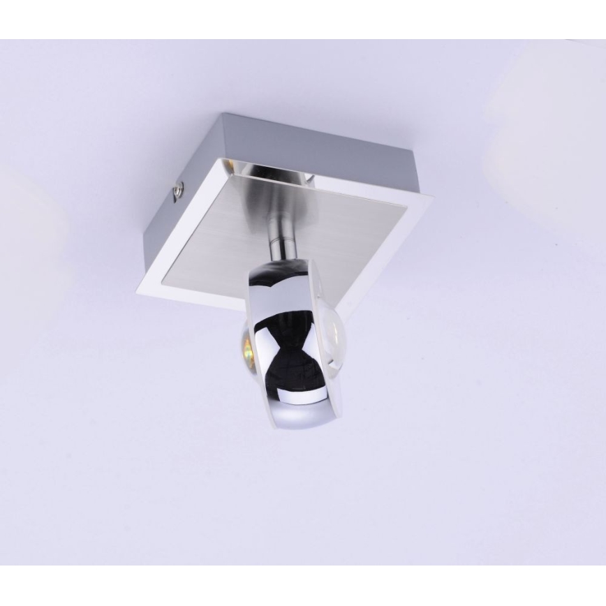 Leuchten Direkt 12471-55 -LED RGBW Reguliuojamas sieninis šviestuvas OPTI LED/6W/230V + valdymo pultas
