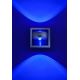 Leuchten Direkt 12471-55 -LED RGBW Reguliuojamas sieninis šviestuvas OPTI LED/6W/230V + valdymo pultas