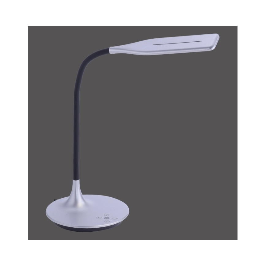 Leuchten Direkt 13061-21 - LED Reguliuojama stalinė jutiklinė lempa RAFAEL LED/5W/230V 2700-6000K sidabro