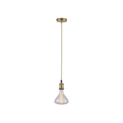 Leuchten Direkt 13570-60 - Pakabinamas sietynas DIY 1xE27/60W/230V žalvaris
