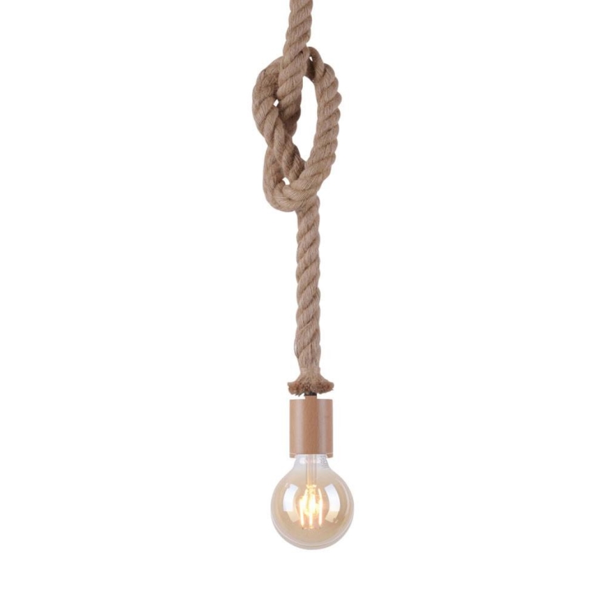 Leuchten Direkt 13572-79 - Pakabinamas sietynas DIY 1xE27/10W/230V rudas