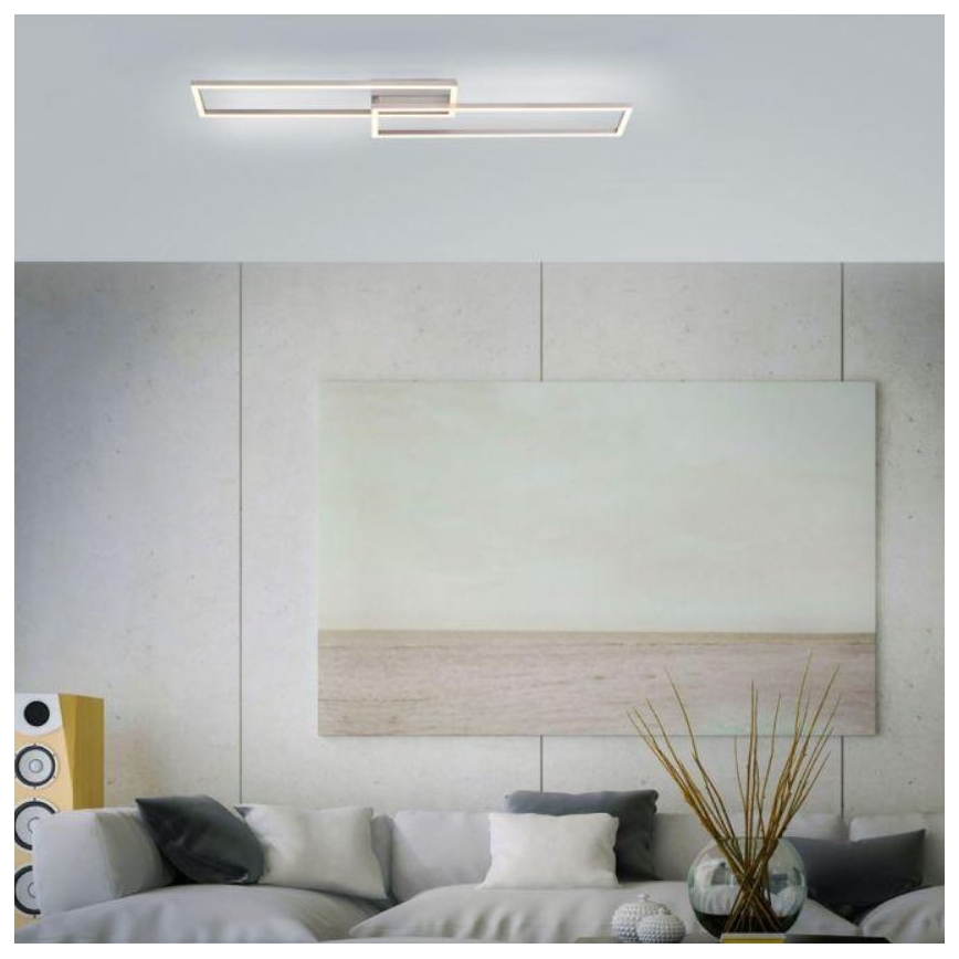 Leuchten Direkt 14023-55 - LED Pritemdomas ant pagrindo montuojamas sietynas  IVEN 2xLED/15,1W/230V
