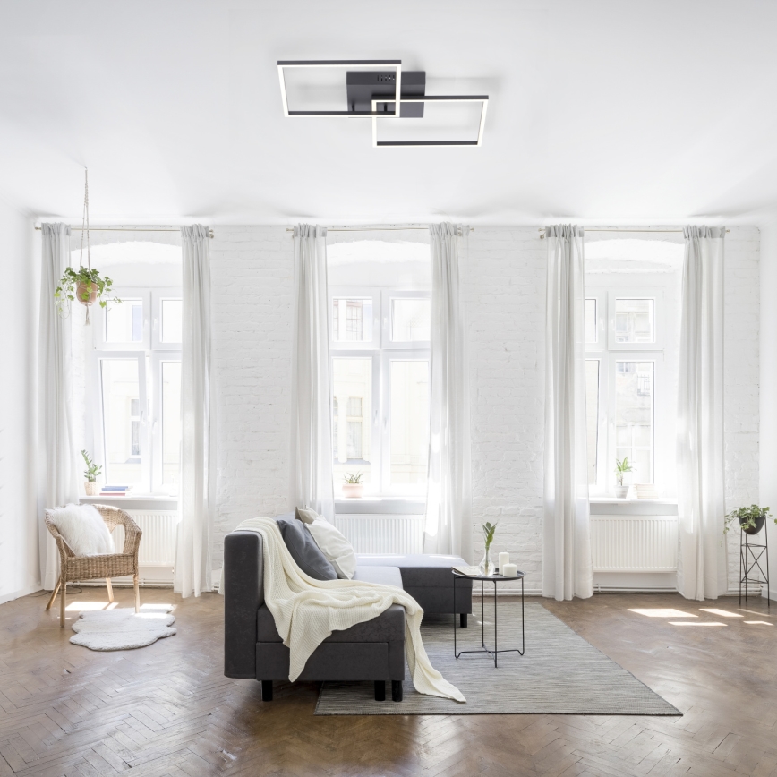 Leuchten Direkt 14141-18 - LED Prietmdomas šviestuvas IVEN 2xLED / 13,5W / 230V + Valdymo pultas