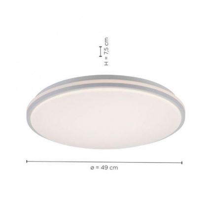 Leuchten Direkt 14209-16 - LED Reguliuojamas lubinis šviestuvas COLIN LED/32,4W/230V